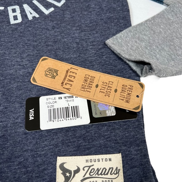 NFL HOUSTON TEXANS SHIRT KIDS LARGE 7 LONG SLEEVE - Picture 4 of 9